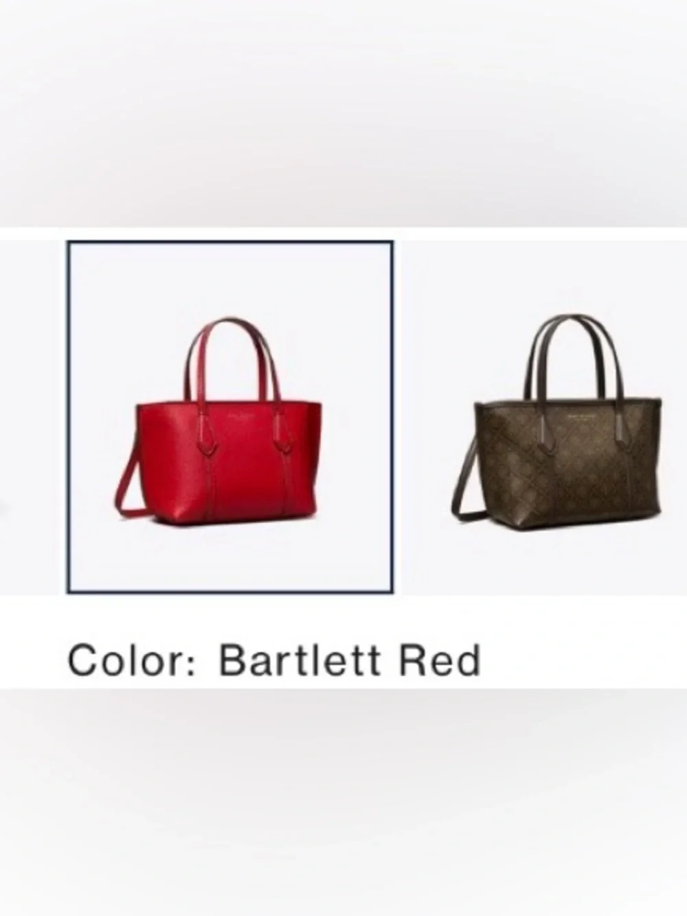 ▪️NWT Tory Burch Mini Perry Tote in Bartlett Red